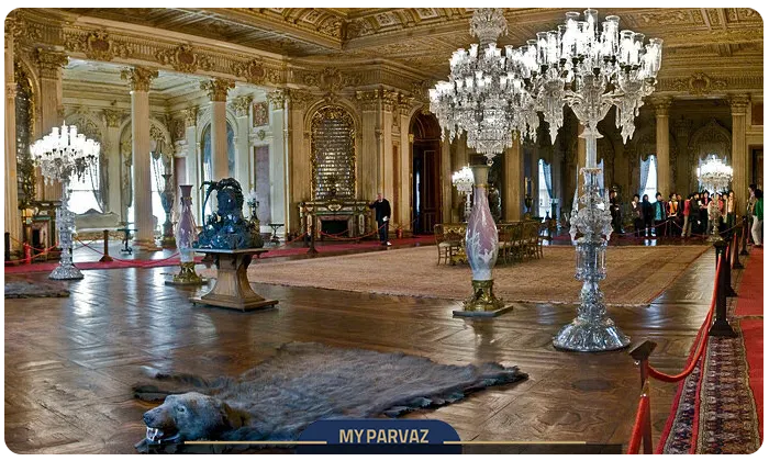 Museum and historical monuments inside Dolmabahce Palace